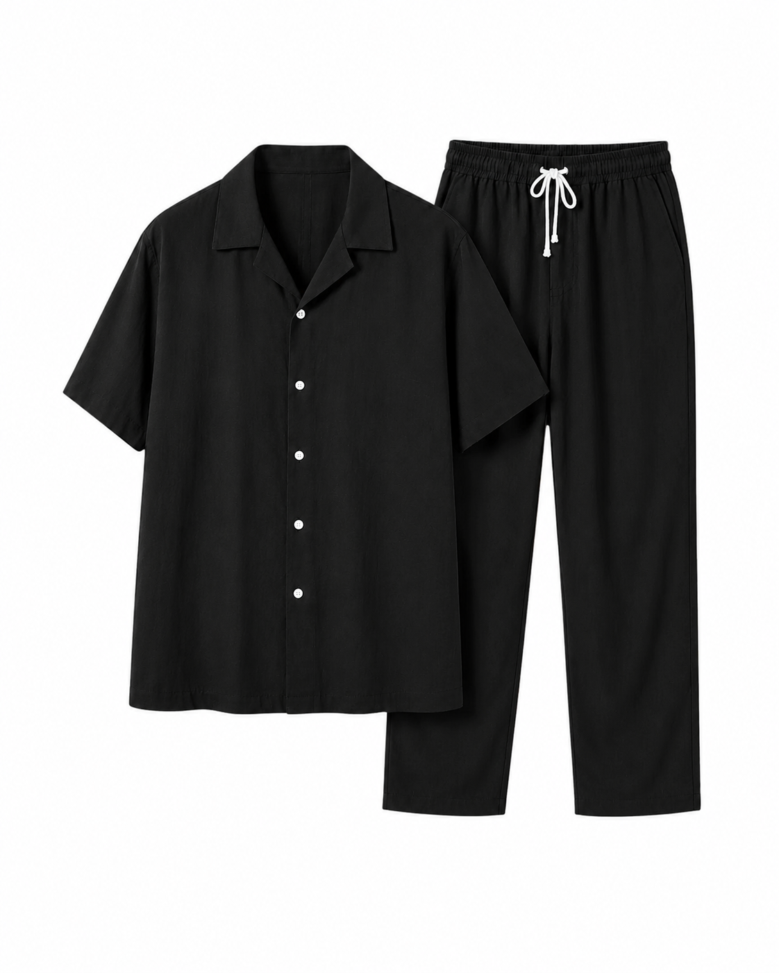 Linen Shirt + Trousers Set