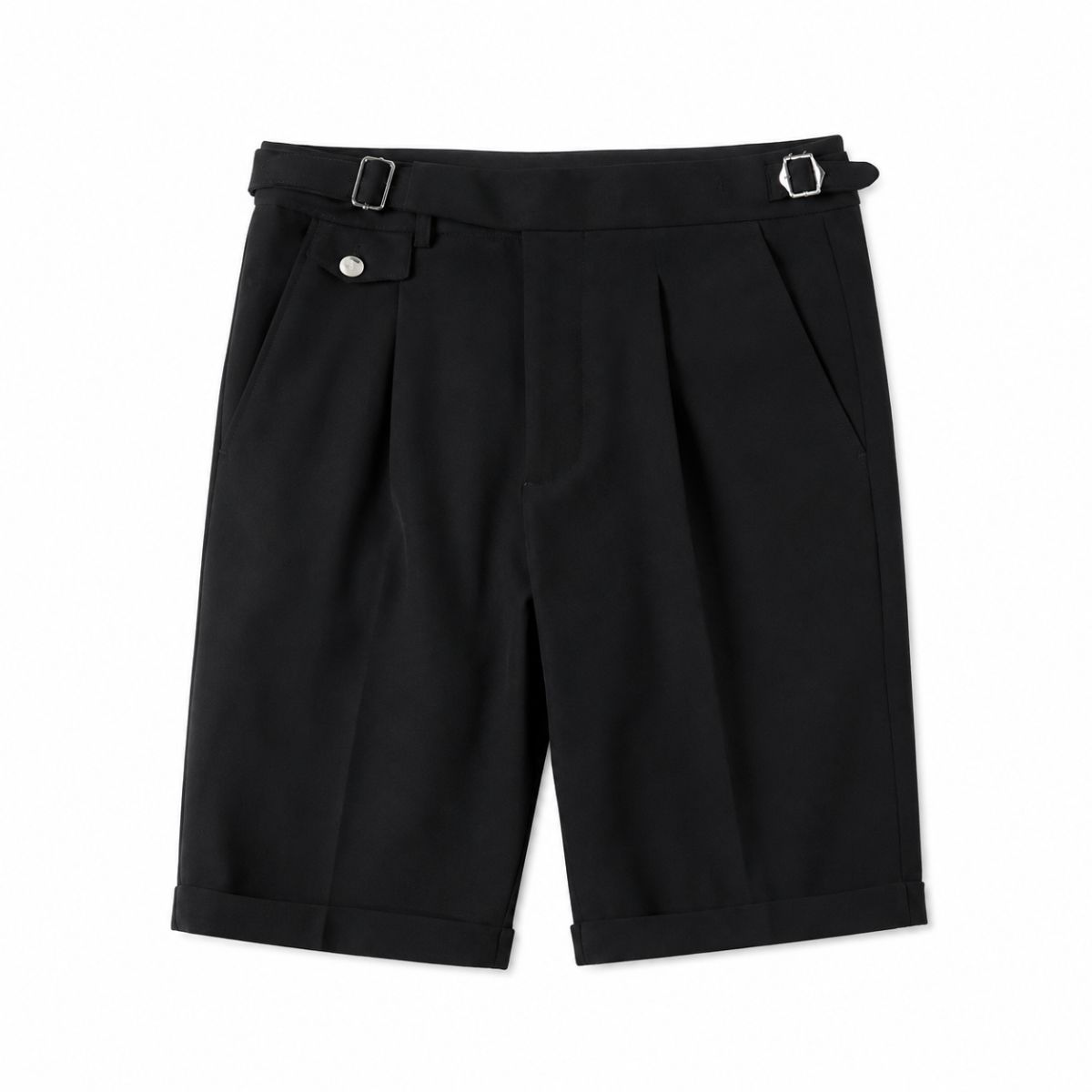 Valdore Pleated Bermuda Shorts