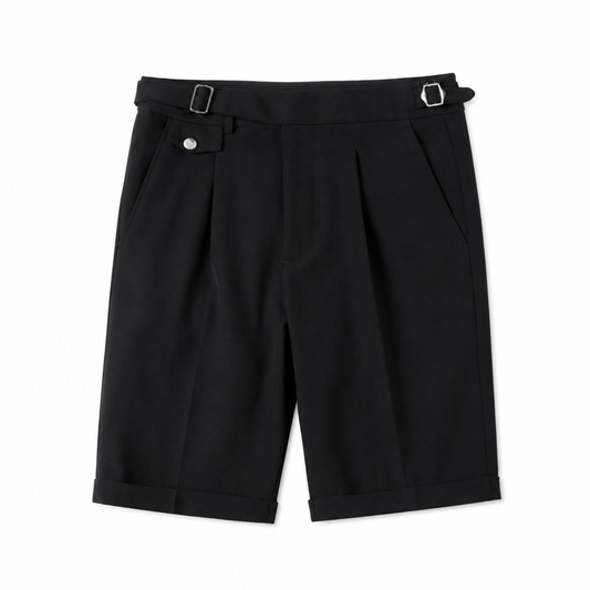 Valdore Pleated Bermuda Shorts