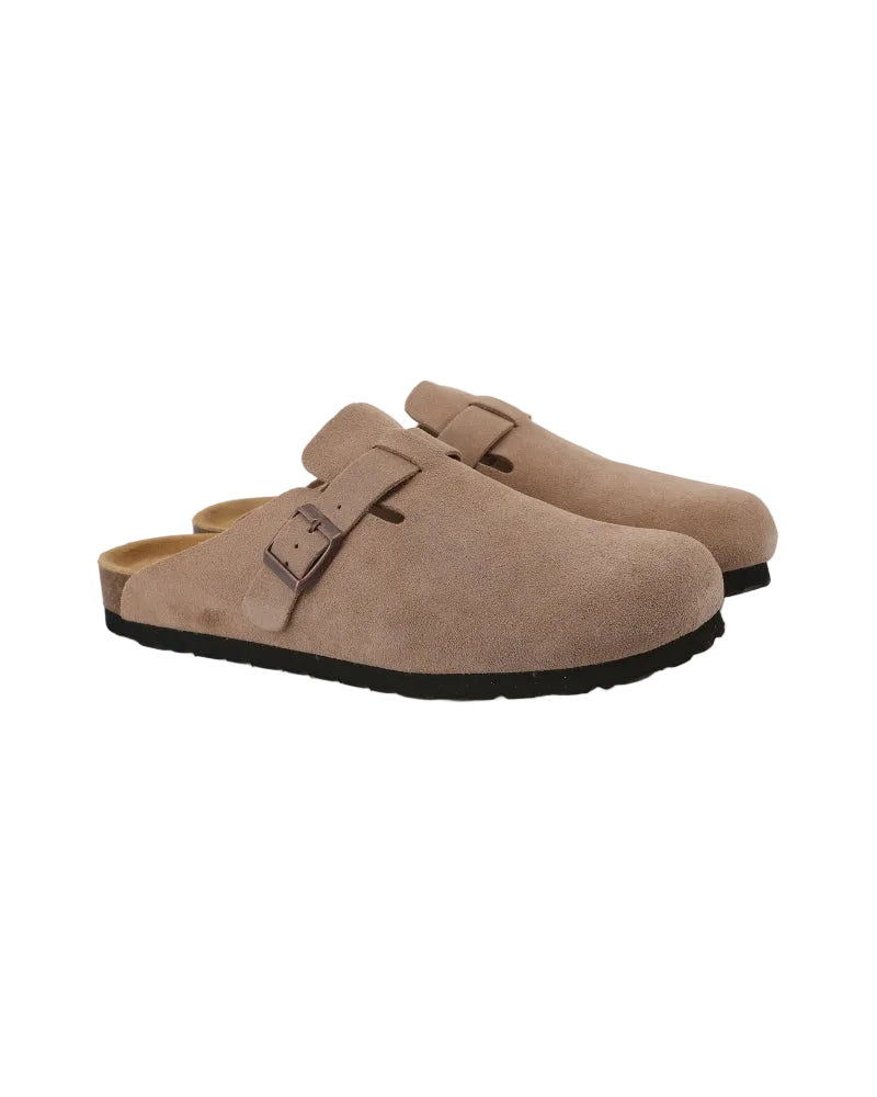 Suede Clogs
