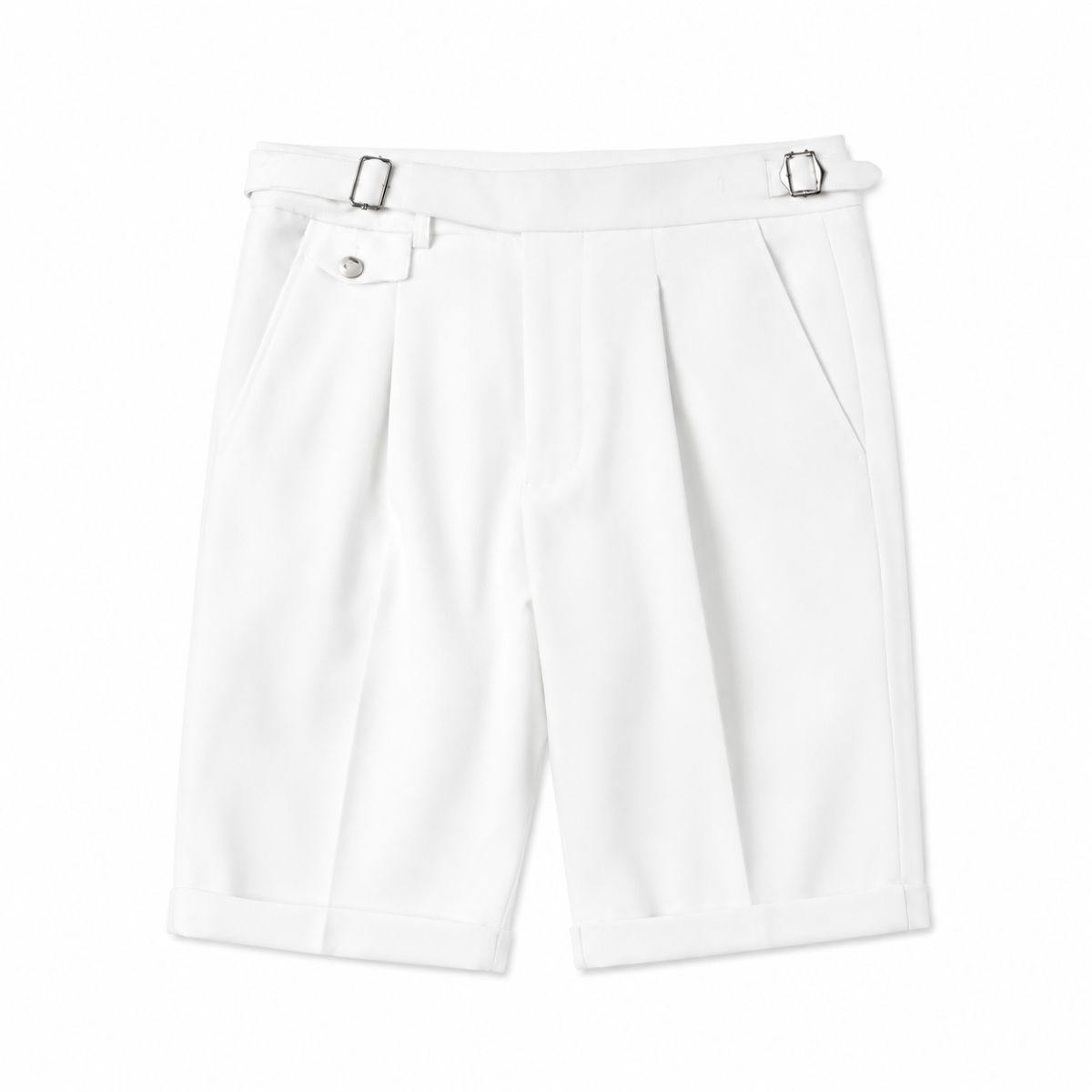 Valdore Pleated Bermuda Shorts