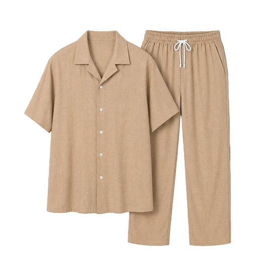 Linen Set Shirt + Trousers
