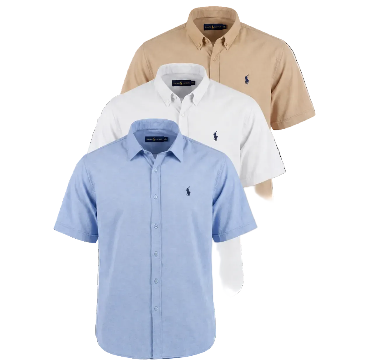 3-Pack RL Linen Shirts