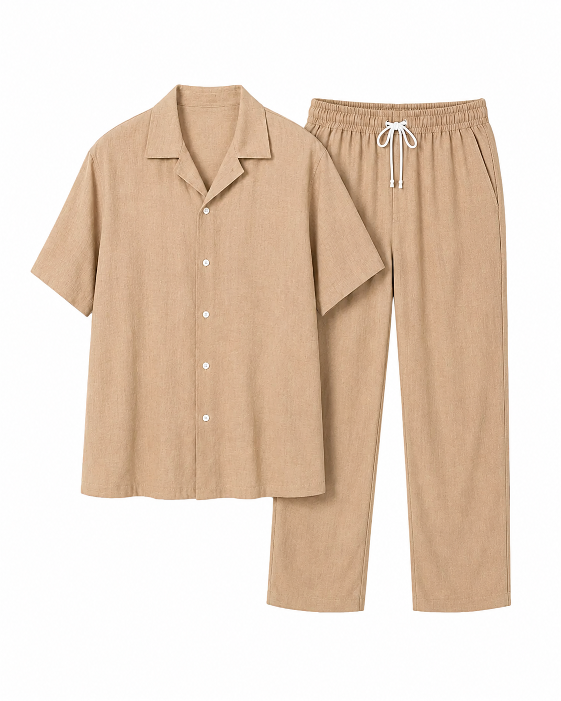 Linen Shirt + Trousers Set