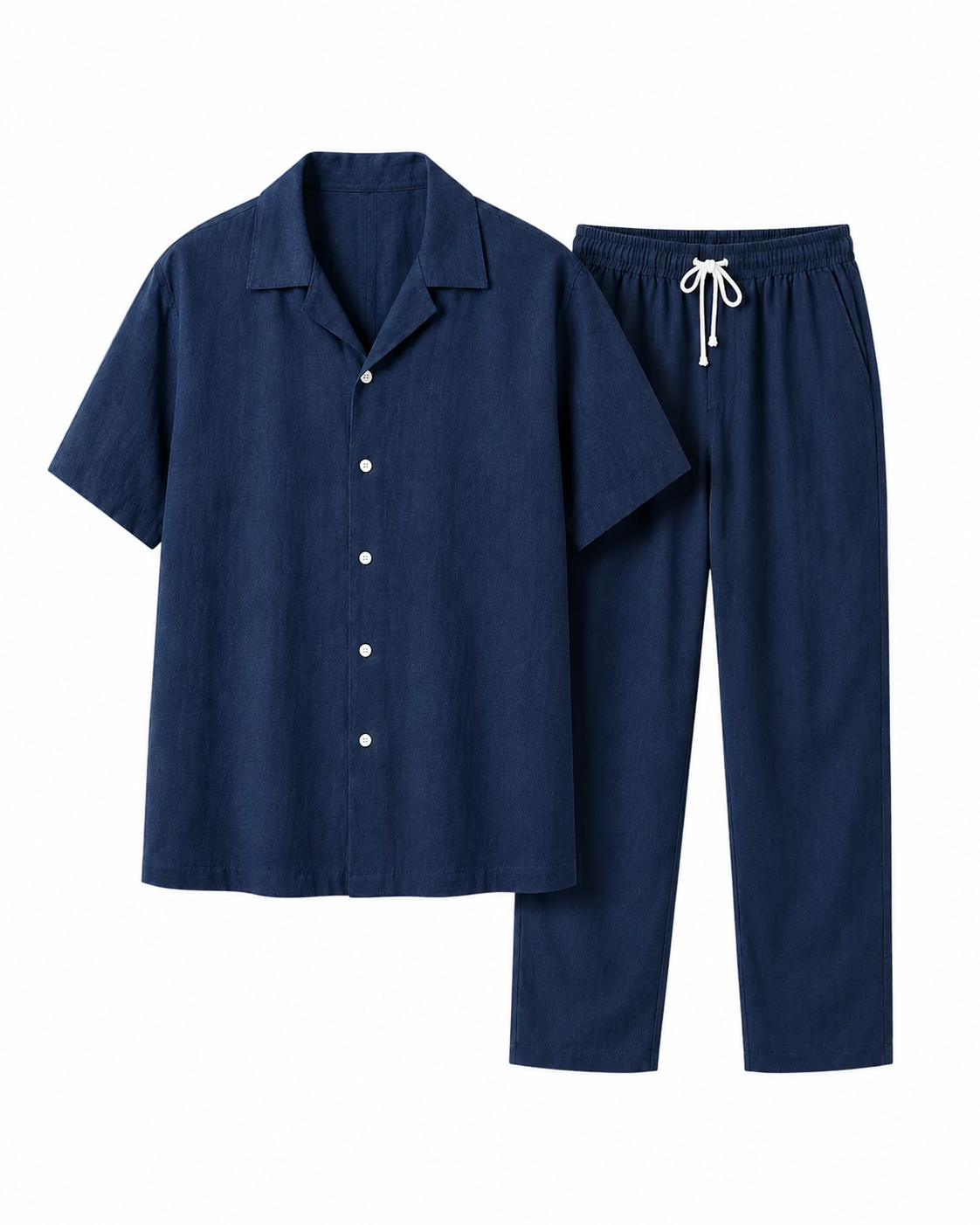 Linen Shirt + Trousers Set