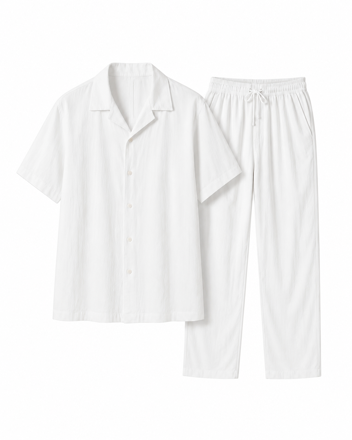Linen Shirt + Trousers Set
