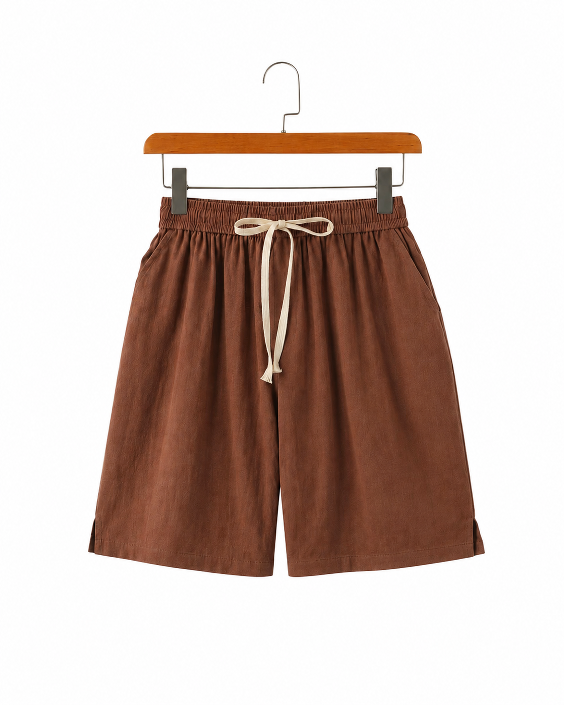 Solvane Linen Drawstring Shorts