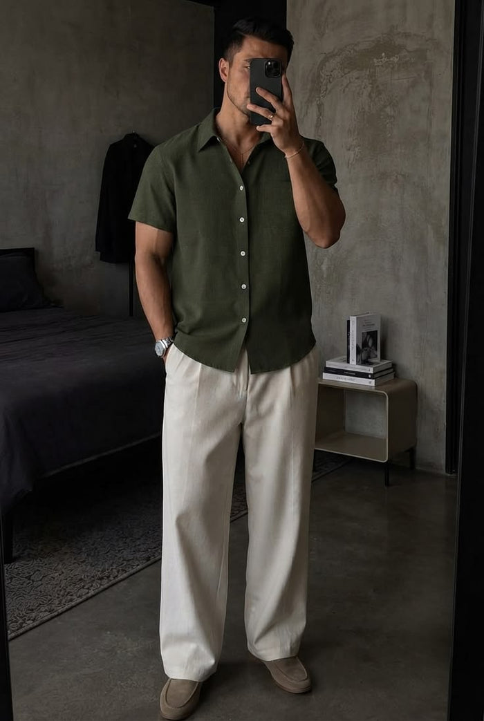 "Felix in the Capri Short-Sleeve Shirt"